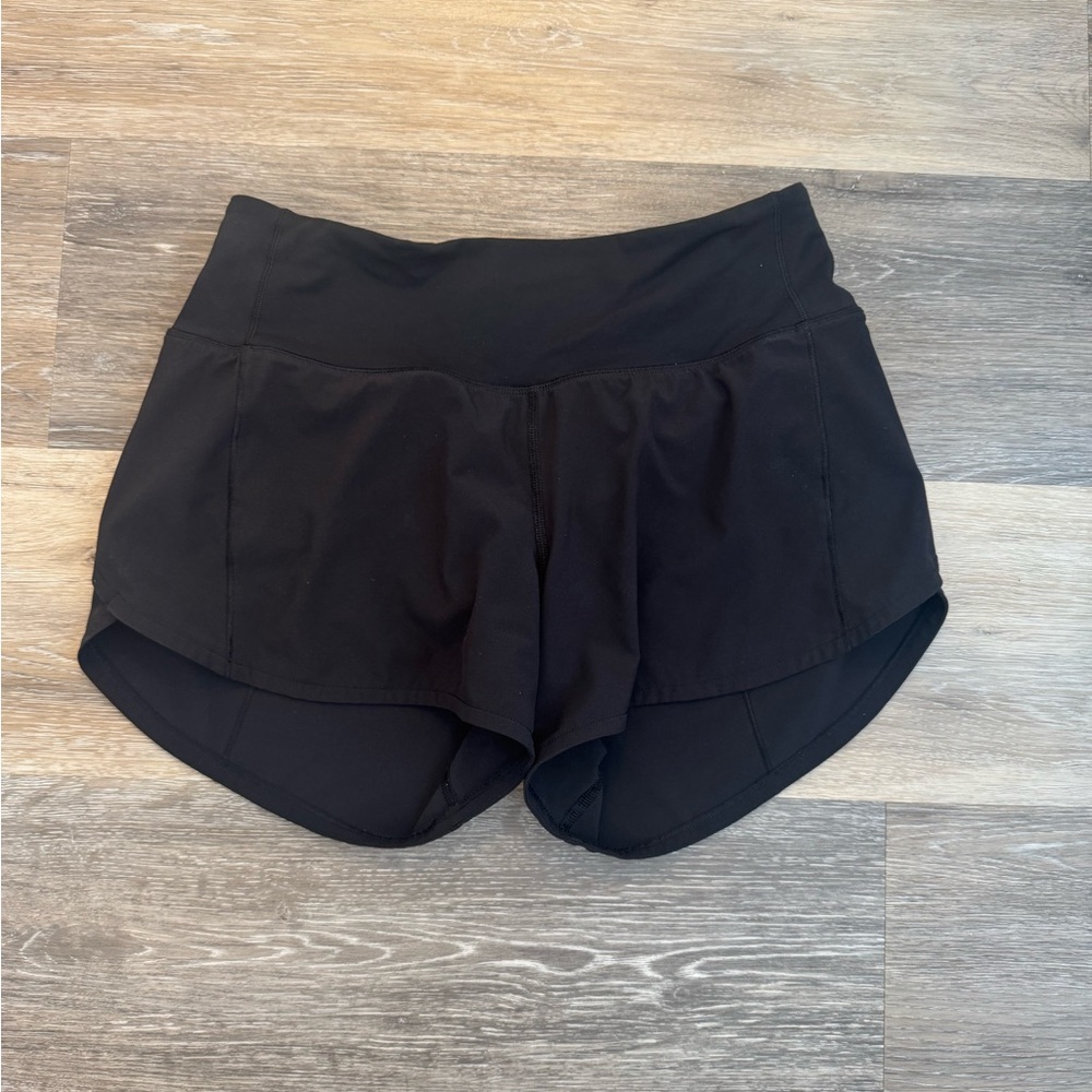 Lululemon Speed Up Black Shorts